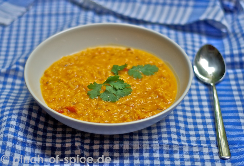 Dhal aus roten Linsen | pinch of spice