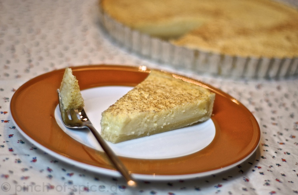 Buttermilk Pie pinch of spice