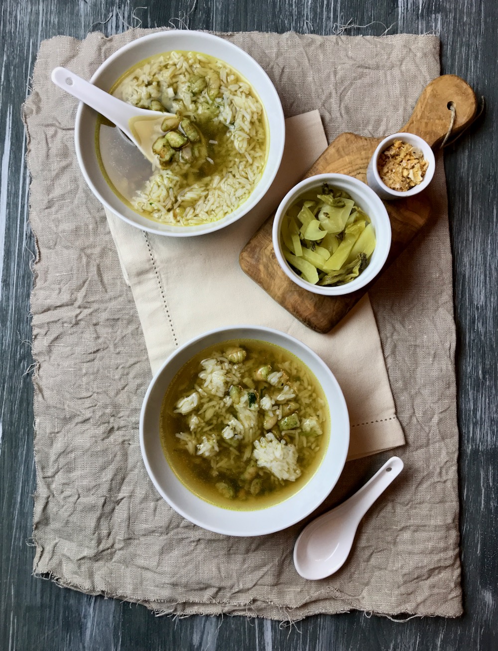 Reissuppe mit Shrimps – Kao Tom Goong | pinch of spice